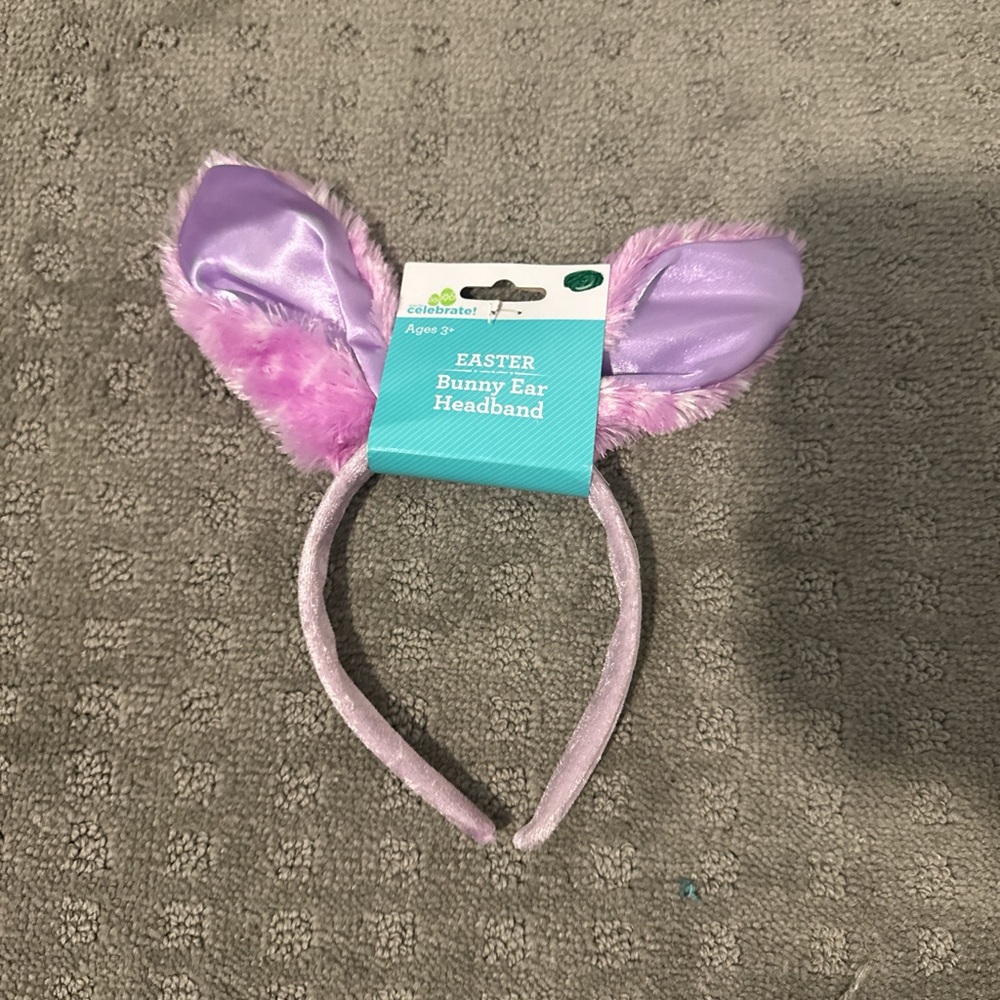 Easter Bunny Ear Headband - Lavender